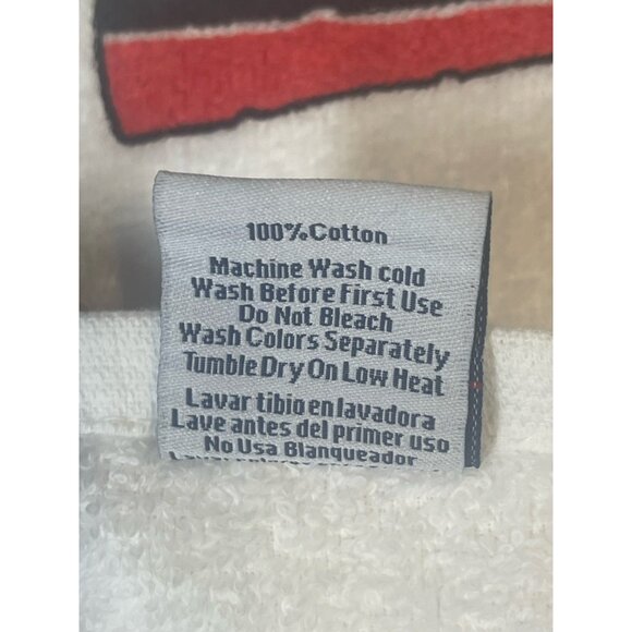 BODY ARMOR GOLF BEACH POOL Gym Towel Red Black 21 x 40” White Red Black - Picture 4 of 7